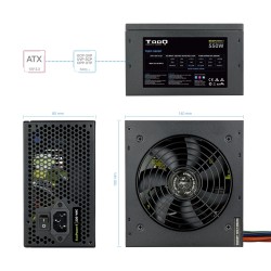 Alimentation ATX TooQ Ecopower II SP - 550W