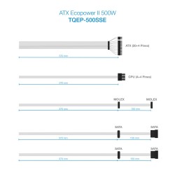 Alimentation ATX TooQ Ecopower II SSE - 500W