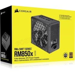 Alimentation ATX Corsair RMx Shift - 850W (Noir)