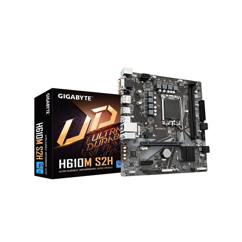 Carte Mère Gigabyte H610M S2H DDR5 (Intel LGA 1700) Micro ATX