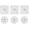 Lot de 3 Ventilateurs de boitier Thermaltake SwaFan EX RGB - 12cm (Blanc)