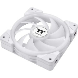 Lot de 3 Ventilateurs de boitier Thermaltake SwaFan EX RGB - 12cm (Blanc)