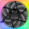 Lot de 3 Ventilateurs de boitier Thermaltake ToughFan RGB - 12cm (Noir)