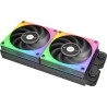 Lot de 3 Ventilateurs de boitier Thermaltake ToughFan RGB - 12cm (Noir)