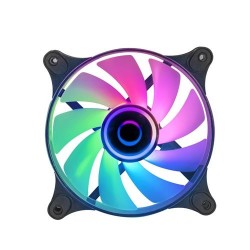 Ventilateur boitier Mars Gaming MF-3D RGB - 12cm (Noir)