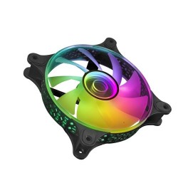 Ventilateur boitier Mars Gaming MF-3D RGB - 12cm (Noir)