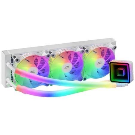 Kit Watercooling AIO Mars Gaming ML-Ultra RGB - 360mm (Blanc)