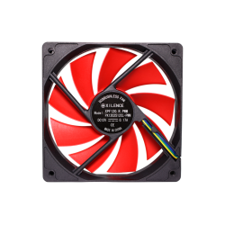 Ventilateur de boitier Xilence Performance C XPF120 PWM 12cm (Noir/Rouge)