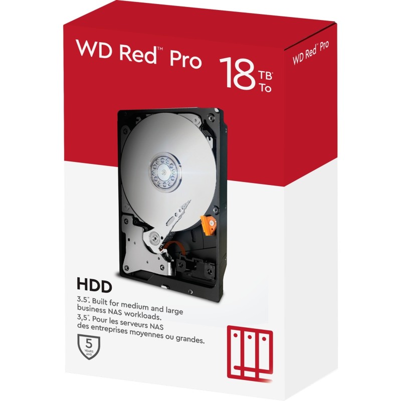 Disque Dur 3,5 Western Digital Red Pro 18To  - S-ATA