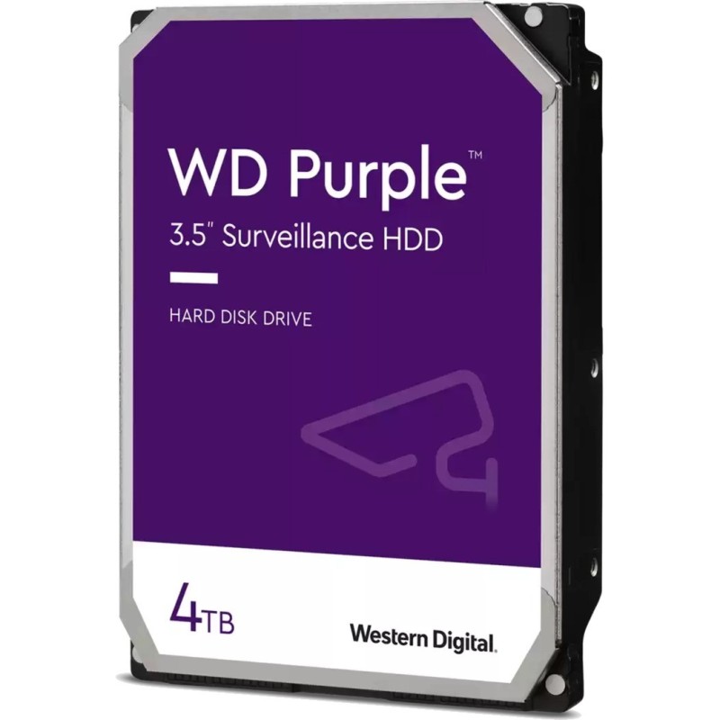 Disque Dur 3,5 Western Digital Purple Surveillance 4To - S-ATA 256Mo