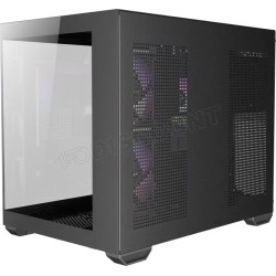 Boitier Mini Tour Micro-ATX Antec CX600M Wood RGB avec panneaux vitrés (Noir)