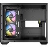 Boitier Mini Tour Micro-ATX Antec CX600M Wood RGB avec panneaux vitrés (Noir)