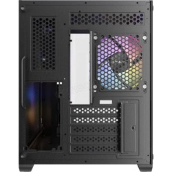 Boitier Mini Tour Micro-ATX Antec CX600M Wood RGB avec panneaux vitrés (Noir)