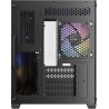 Boitier Mini Tour Micro-ATX Antec CX600M Wood RGB avec panneaux vitrés (Noir)