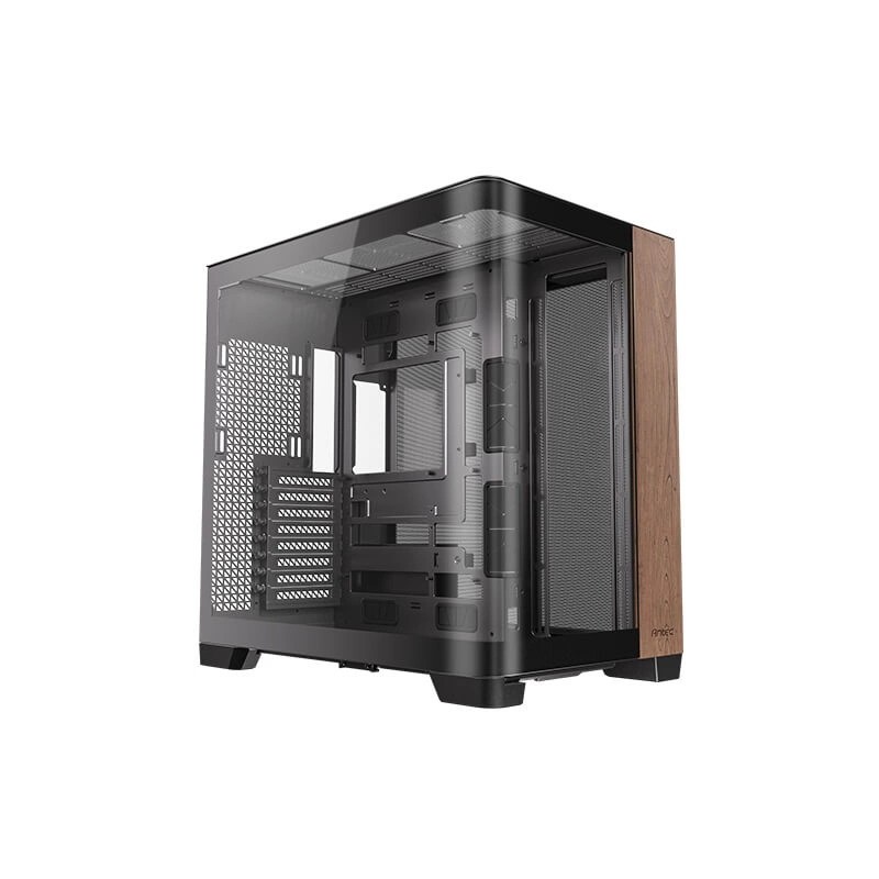 Boitier Moyen Tour ATX Antec Constellation C8 Curve Wood avec panneaux vitrés (Noir)