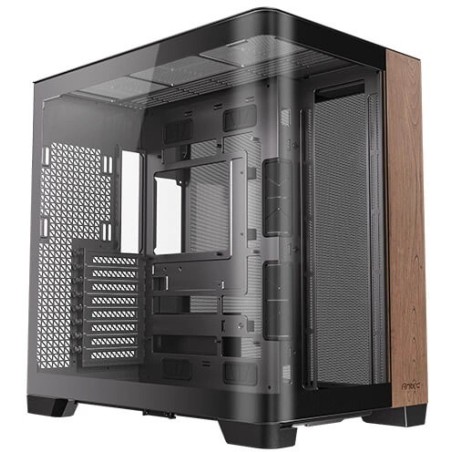 Boitier Moyen Tour ATX Antec Constellation C8 Curve Wood avec panneaux vitrés (Noir)