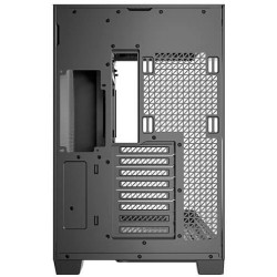 Boitier Moyen Tour ATX Antec Constellation C8 Curve Wood avec panneaux vitrés (Noir)