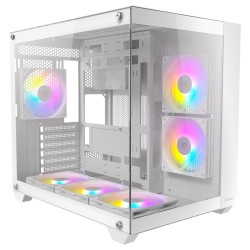 Boitier Moyen Tour ATX Antec CX800 Elite RGB avec panneaux vitrés (Blanc)