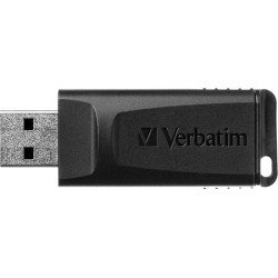 Clé USB 2.0 Verbatim Slider - 128Go (Noir)