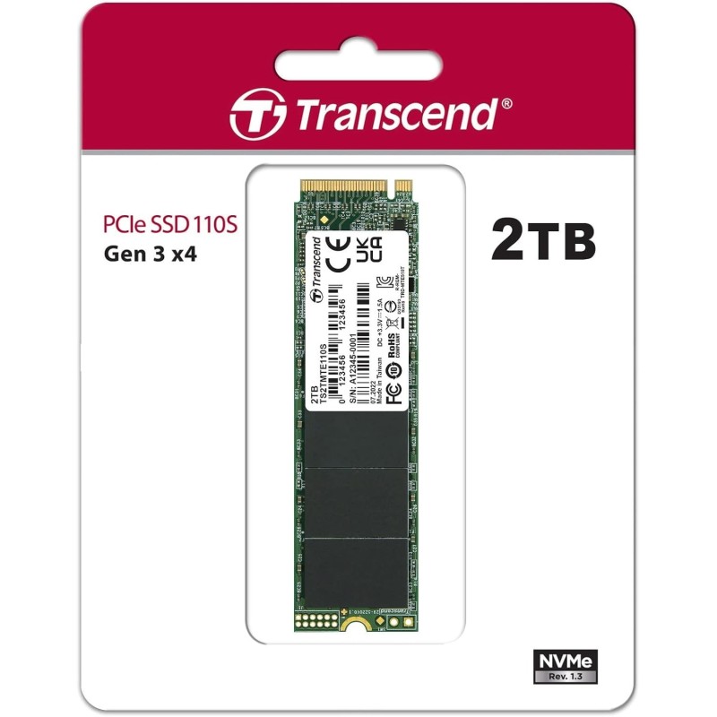 Disque SSD Transcend 110S 2To - M.2 NVMe Type 2280