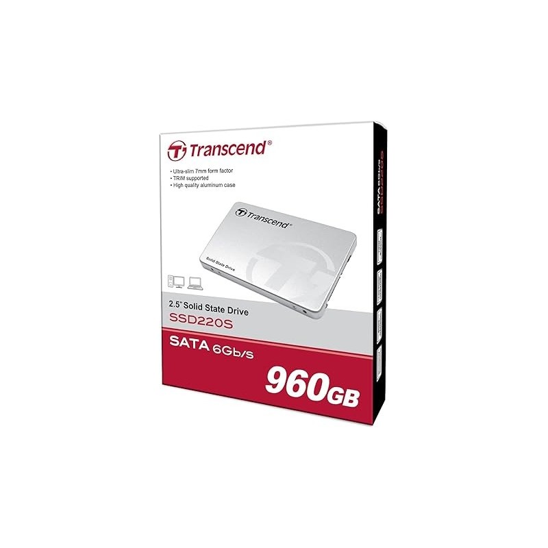 Disque SSD Transcend 220S 960Go  - S-ATA 2,5