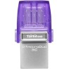 Clé USB-A/C 3.2 Kingston DataTraveler microDuo 3C - 128Go (Violet)