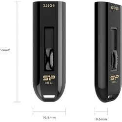 Clé USB 3.2 Silicon Power Blaze B21 - 256Go (Noir)