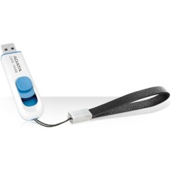 Clé USB 2.0 Adata C008 - 64Go (Blanc/Bleu)