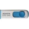 Clé USB 2.0 Adata C008 - 64Go (Blanc/Bleu)