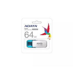 Clé USB 2.0 Adata UV240 - 64Go (Blanc/Bleu)