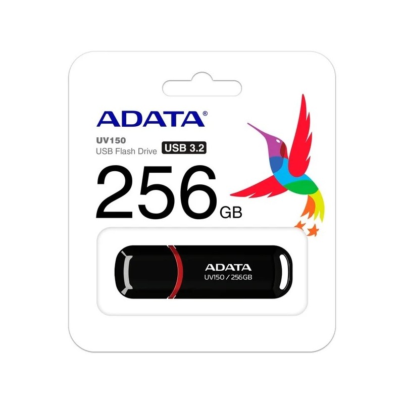 Clé USB 3.2 Adata UV150 - 256Go (Noir)