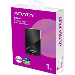 Disque SSD externe Adata SE920 - 1To (Noir)