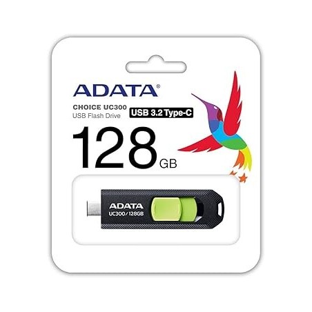 Clé USB-C 3.2 Adata UC300 - 128Go (Noir)