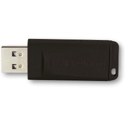 Clé USB 2.0 Verbatim Slider - 64Go (Noir)