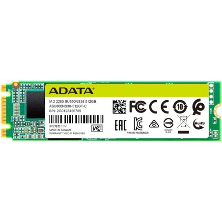 Disque SSD Adata Ultimate SU650 512Go - S-ATA M.2 2280