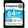 Carte mémoire SD Kingston Canvas Go! Plus - 64Go