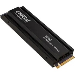 Disque SSD Crucial T500 1To  avec dissipateur - NVMe M.2 Type 2280