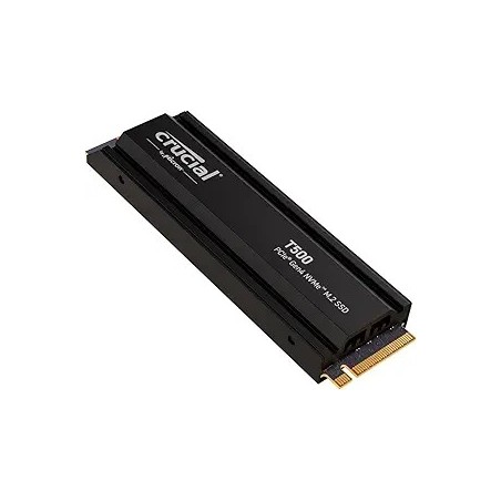 Disque SSD Crucial T500 2To  avec dissipateur - NVMe M.2 Type 2280