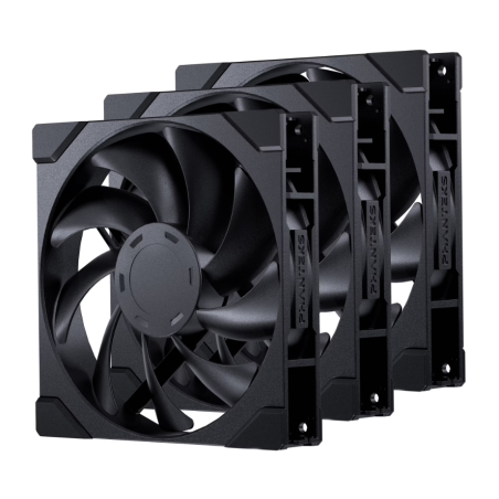 Lot de 3 Ventilateurs de boitier Phanteks M25 Gen2 - 14cm (Noir)