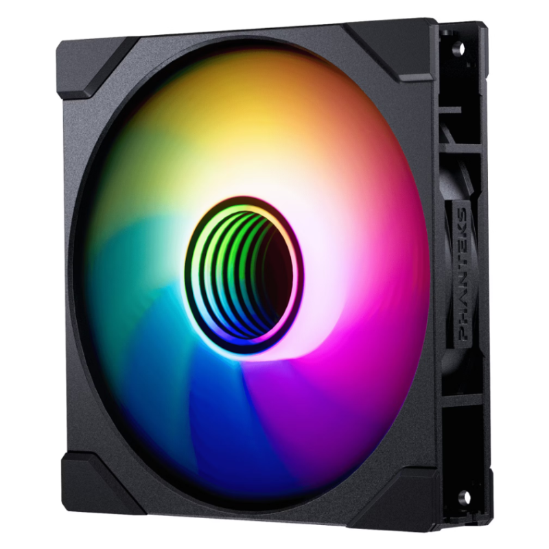 Ventilateur de boitier Phanteks M25 Gen2 Reverse RGB - 14cm (Noir)