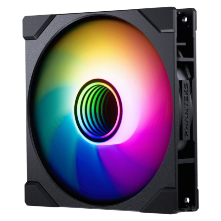 Ventilateur de boitier Phanteks M25 Gen2 Reverse RGB - 14cm (Noir)