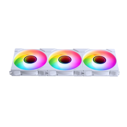 Ventilateur de boitier Phanteks M25 Gen2 Reverse RGB - 12cm (Blanc)