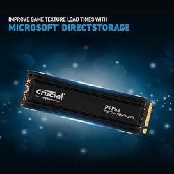 Disque SSD Crucial P5 Plus 2To  avec dissipateur - NVMe M.2 Type 2280