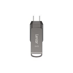 Clé USB 3.1 Lexar JumpDrive D400 - 64Go (Gris)