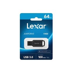 Clé USB 3.0 Lexar JumpDrive V400 - 64Go (Noir)