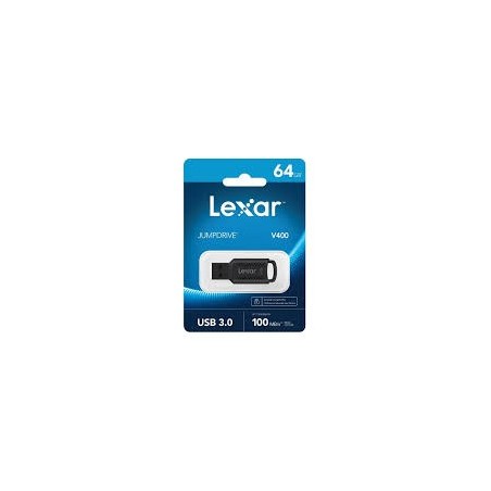 Clé USB 3.0 Lexar JumpDrive V400 - 64Go (Noir)