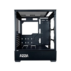 Boitier Moyen Tour ATX Azza Apollo RGB avec panneau vitré (Noir/Gris)