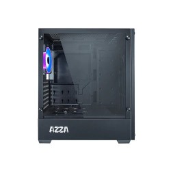 Boitier Moyen Tour ATX Azza Chroma A RGB avec panneau vitré (Noir)