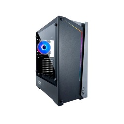 Boitier Moyen Tour ATX Azza Chroma A RGB avec panneau vitré (Noir)