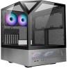 Boitier Cube E-ATX Sanctum RGB avec panneaux vitrés (Noir/Gris)